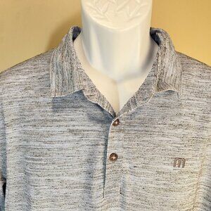 Travis Mathew Gray Polo Shirt